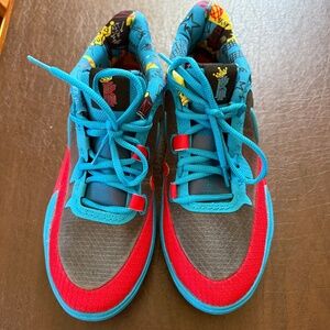 Nike Kyrie 8 GO SE brand new, size 6.5Y, blue/red/yellow DQ8080-012